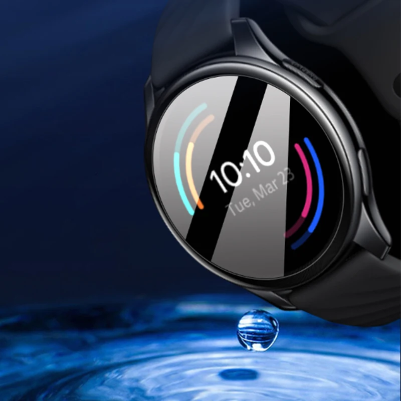 Película de hidrogel ultrafina para oneplus one plus, película protetora para relógio inteligente com cobertura completa hd, não é vidro