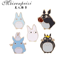 Japanese Anime Kawaii Cartoon Enamel Brooches Pins Girl Jeans Bag Badge Gift Brooch for Women Child Cute Jewelry