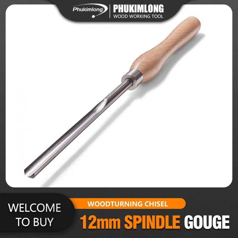 M2 HSS 12mm Spindle Gouge Wood Working Tools Wood Turning Chisel