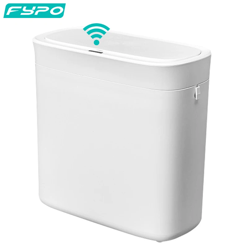 12L Smart Sensor Trash Can Non-contact Household Garbage Can Motion Sensor Wastebasket For Kitchen and Bathroom Trash Bin