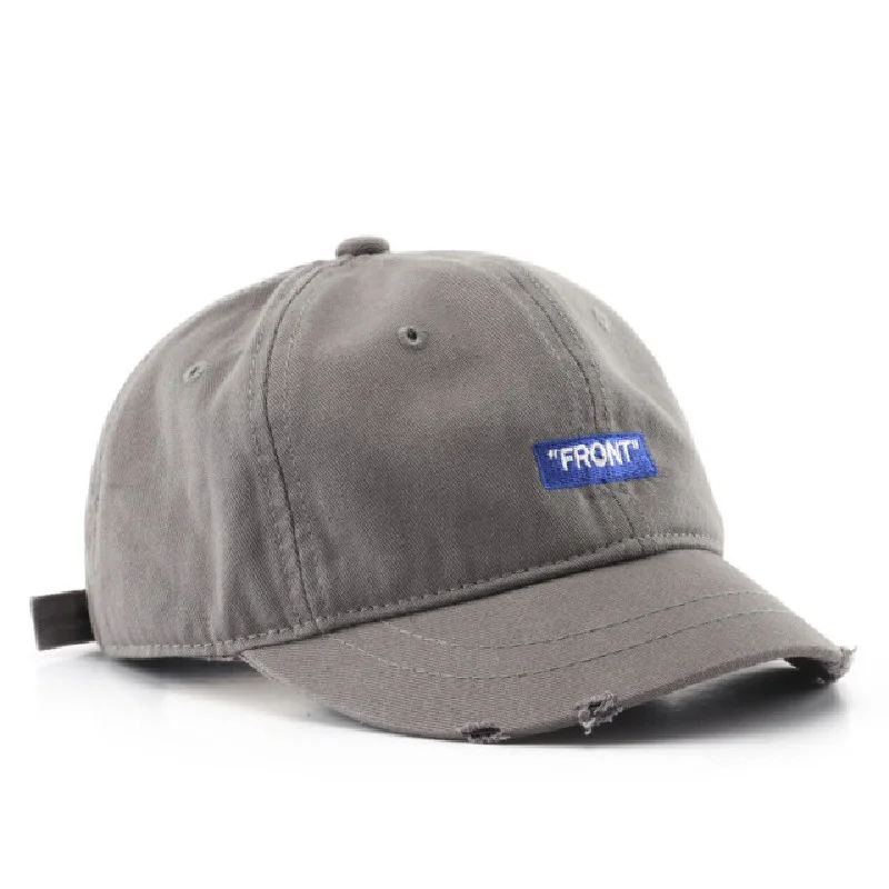 

Short Brim Baseball Cap Men Cotton Letter Embroidery Snapback HipHop Sport Caps Casual Sun Visor Trucker Hat Retro Bone Hats