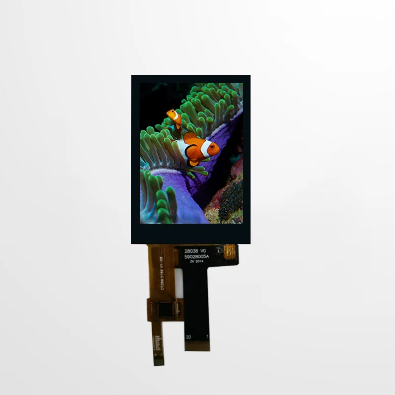 2.8 Inch 240*320 JD9852 MIPI Interface IPS LCD Module Full Viewing Angle with Touch Panel Never End of Supply Ready to ship