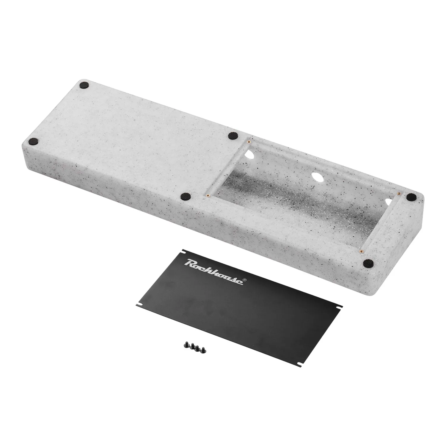 Rockhouse RPB-3 Small Portable Guitar Effect Pedal Board Lightweight Engineering Plastic with Linking Tapes