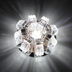 Modern LED Crystal Ceiling Light 5W/3W Indoor Aisle Lamp Corridor Lights Crystal LED Lighting For Living Room AC110-260V
