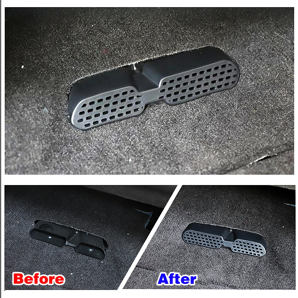 For Cadillac XT4 XT5 2016-2020 Under Seat Floor AC Heat Air Conditioner Duct Vent Outlet Grille Cover Trim Interior Mouldings