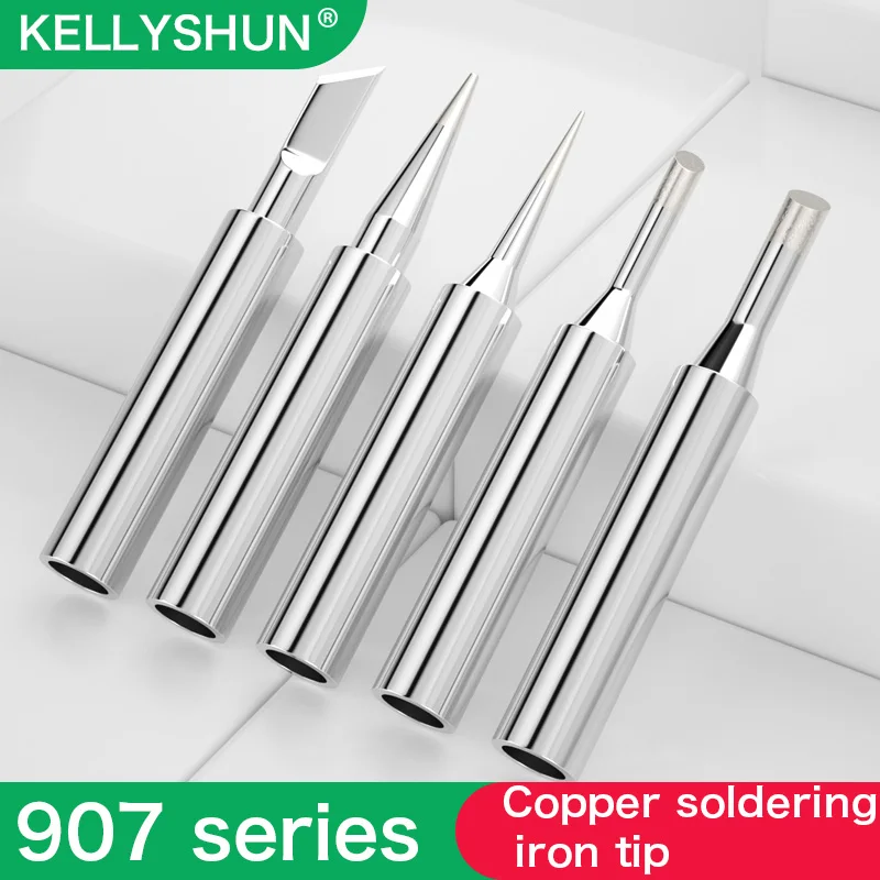 Kellyshun Lead-free Constant Temperature 907 Soldering Iron Tip Durable Fast Heating