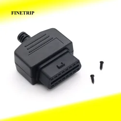 Carro fêmea Plugs com 16 Buraco, J1962m, 16Pin Connector, OBD II Adaptador, Teste de Interface, Diagnóstico Fio Sockets, Acessórios do carro, 2023