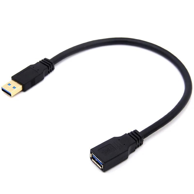 USB تمديد وصلة كابل سوبر سرعة USB 3.0 كابل ذكر إلى أنثى مزامنة البيانات USB موسع تمديد كابل 1 متر 2 متر 3 متر كابل الكمبيوتر