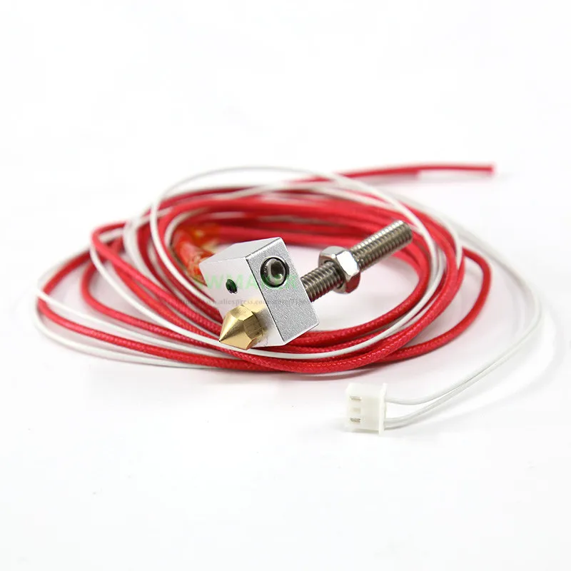 1set Anet A8 / A6 /A8 Plus /ET4 /ET5 Hot End Assembled Extruder head kit 0.4mm, Anet 3D Printer Parts