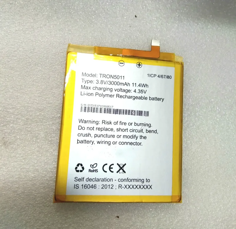 

Westrock BATTERY 3000mAh FTRON5011 for Smartron Tron 5011 CELL Phone