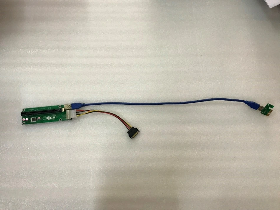 ETH ETC ETN ZCASH XMR mineur câble d'extension de câble USB3.0 PCI-E le riser de 60cm pour les cartes GPU R9 380 RX 470 RX480 6