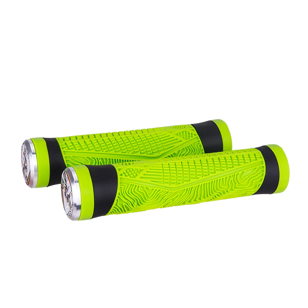 Bike Grips Anti slip Lockable Bicycle Handlebar Grips Push Pure Silicone Gel grip MTB Mountain Road Bike Push Bike Cycling Grips