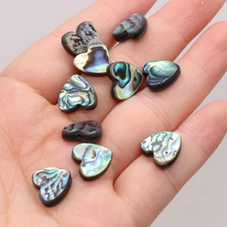 Natural Abalone Beads Heart Shape Loose Bead Exquisite Charms For Jewelry Making DIY Earring Necklace Accessories