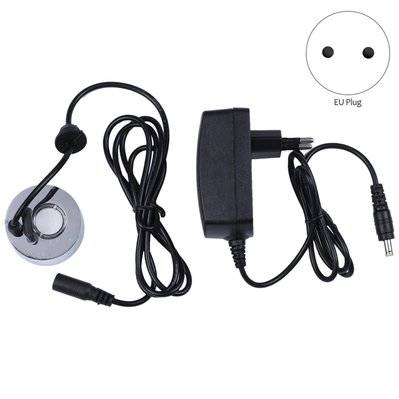 Umidificador ultrassônico, 45mm, dc 24v, fabricante de névoa, fonte de água, umidificador de ar, plugue ue