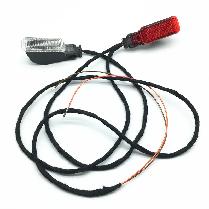 Car Interior Light Door Panel Warning Light Lamps Wiring Harness For A3 S3 A4 A5 A6 A7 A8 Q3 Q5 Q7 TT RS3 8KD947415C 8KD947411