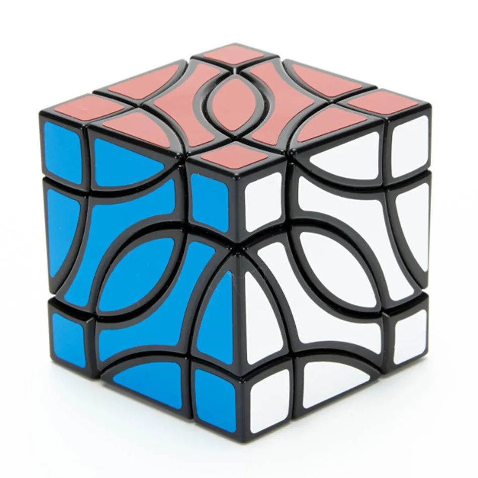 Lanlan cubo de peixes, jarro de 4 cantos, cubo mágico de quatro cantos, peixe duplo, quebra-cabeça profissional, brinquedos educativos antiestresse