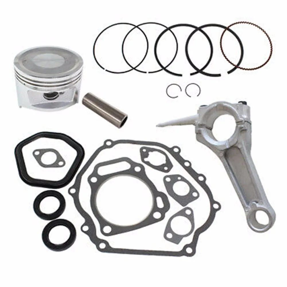 REBUILD KIT FOR GX390 13HP PISTON RING CONNECTING ROD SEAL GASKETS ENGINE New For Honda