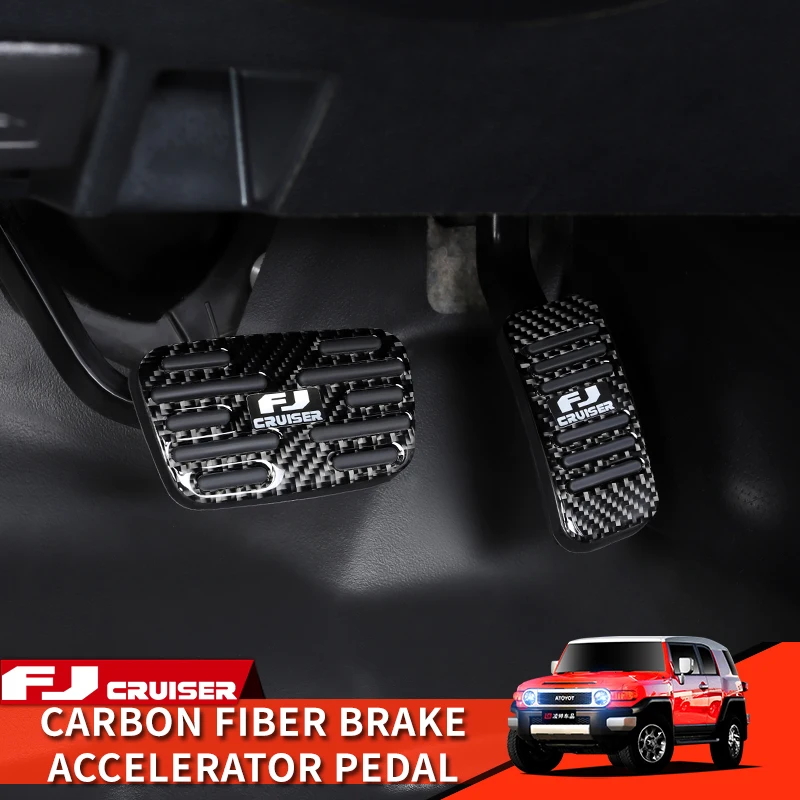 06-21 Year Toyota FJ Cruiser Accessories Interior Modification Fuel Throttle Brake Pedal Decoration Protection Cover