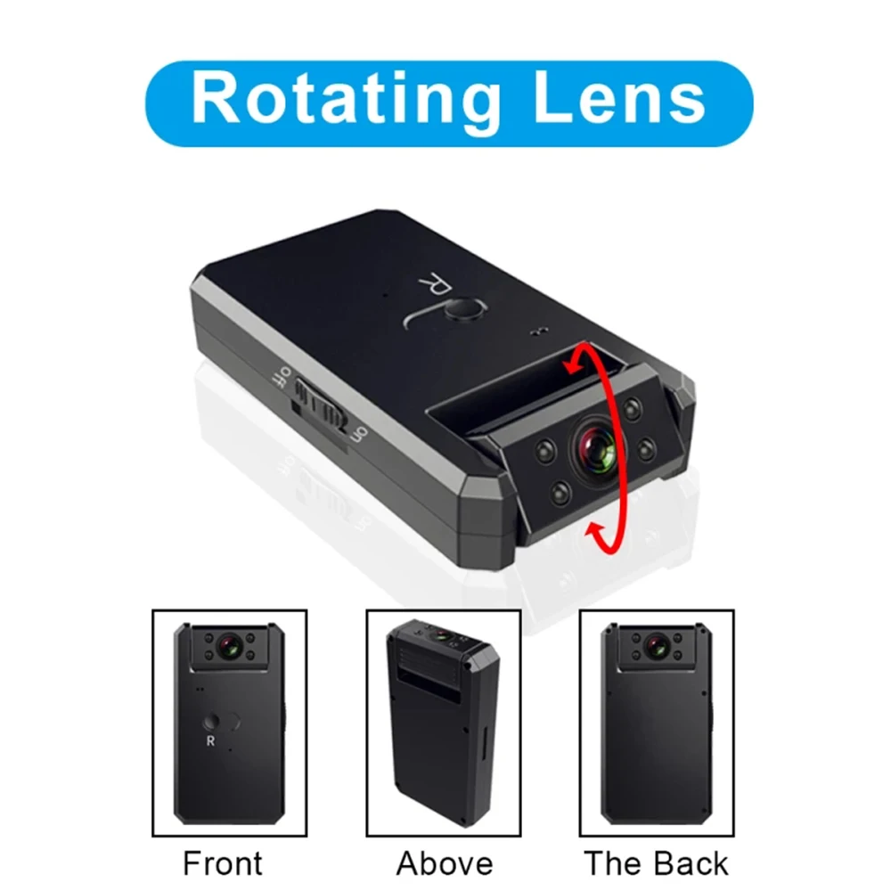 1080P Mini kamera cyfrowa Wifi do domu sportowa obrotowa kamera zdalny monitoring mały korpus wideorejestrator kieszonkowy Camco