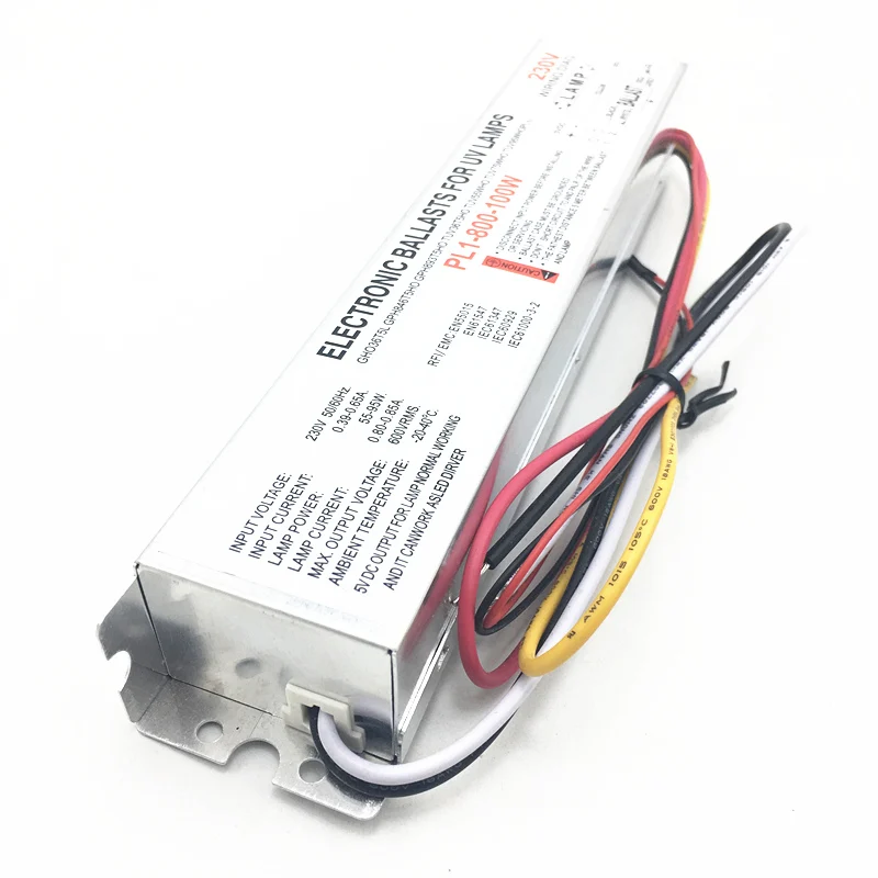 21-40W 55-95W Dedicated Electronic Ballast Output LED Driver For UV Sterilization Lamp Germicidal Light Rectifier 220V230V