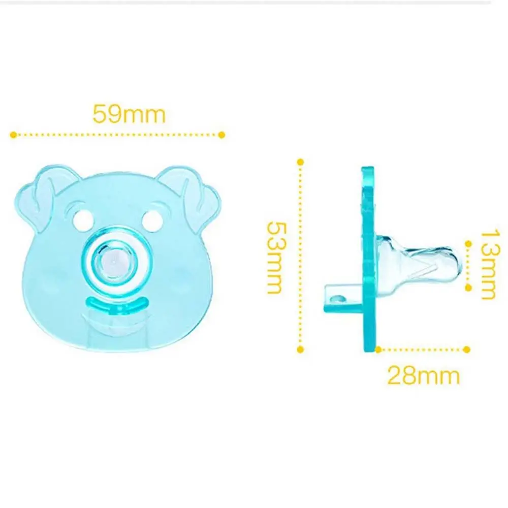 Cartoon Baby Soothing Silicone Pacifier Baby Pacifier Breast Milk Round Head Type Infant Sleeping Pacifier Chew Baby Products