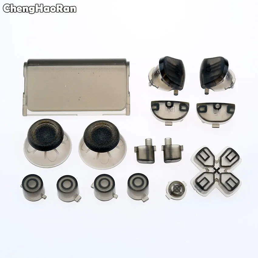 Chenghaئران طقم عصري بأزرار كاملة لسوني بلاي ستيشن Dualshock 4 PS4 2.0 متحكم R2 L2 R1 L1 زر الزناد ملحقات الألعاب