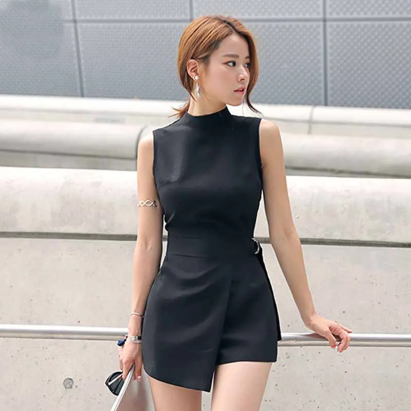 summer outfits women 2024 jumpsuit  korean style one pieces shorts  sexys womens clothing black bodysuit romper new arrivals