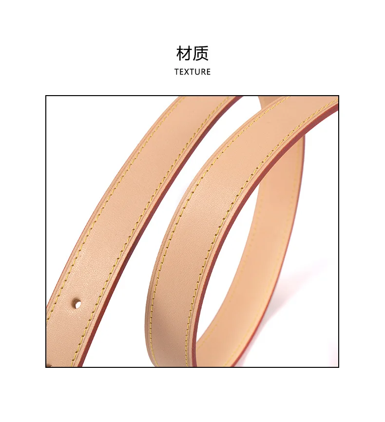 Bag strap 100% genuine leather large 25mm wide strap for designer brand handbag bag oxidation accessory bag parts 120cm