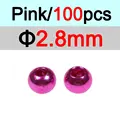 2.8mm Rosa 100 piezas