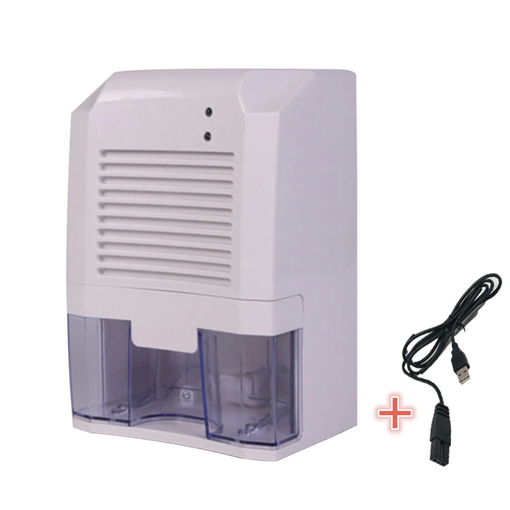 USB Dehumidifier Moisture Absorbers Air Dryer With 800ml Water Tank Quiet Air Dehumidifier For Home Basement Bathroom Wardrobe