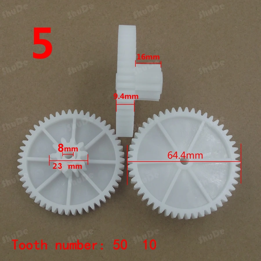 RS380 RS550 motor  gear box plastic gear for electric motor plastic gears for toys 2pcs