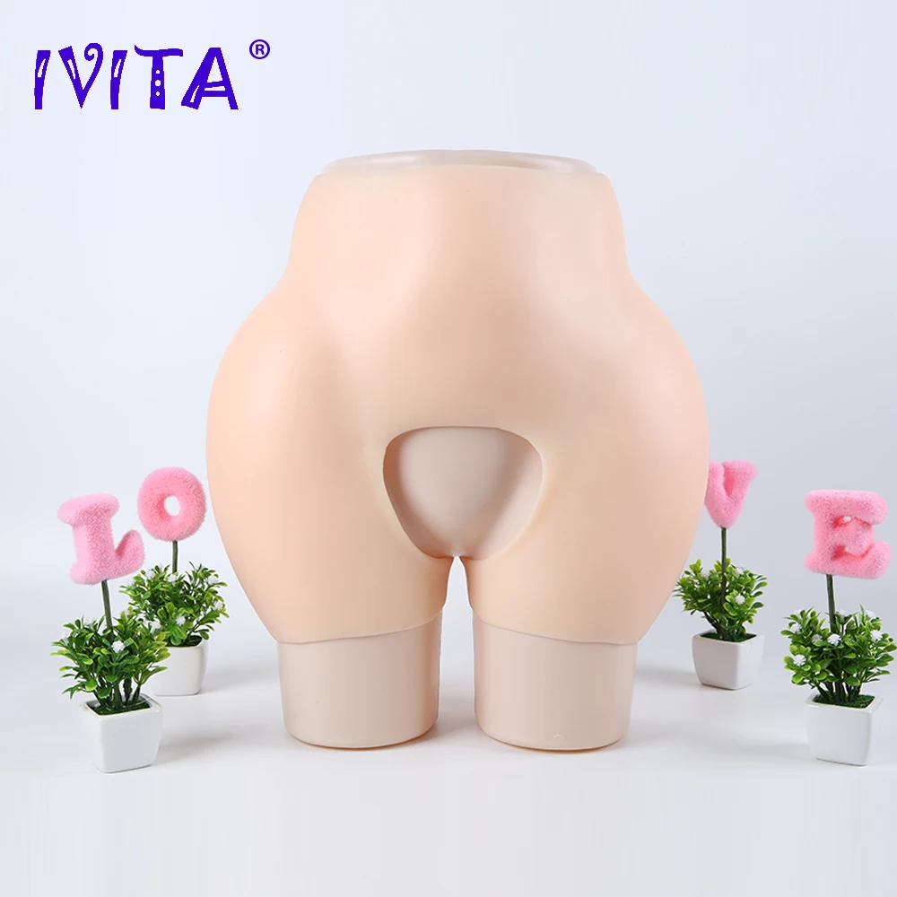 IVITA Artificial Silicone Buttock Enhancement Panties Fake Vagina Crossdressing for Crossdresser Transgender Drag Queen Shemale