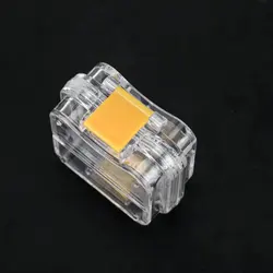 50Pcs Dental Box with Film Dental Box Small Crown Box Plastic False Teeth Box Flexible Film Dentist Portable Plastic Box