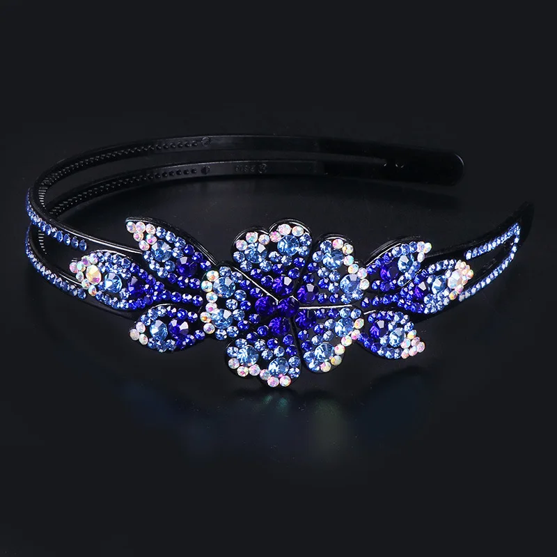 New Fashion Hot Sale Wild flower Pearl luxurious Rhinestone  Headband Hairband for Women Girl Hair Accessories Headwear