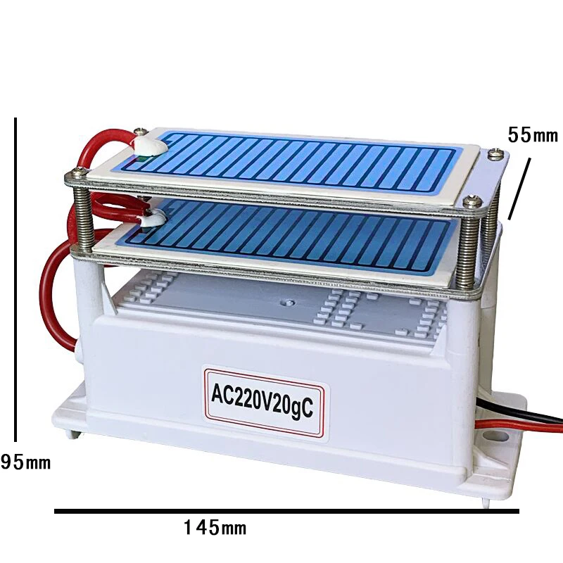 Luft Reiniger Ozon Generator Maschine Sterilisation Desinfektion Doppel Integrierte Lange Lebensdauer Keramik Platte ozonator luft Reiniger