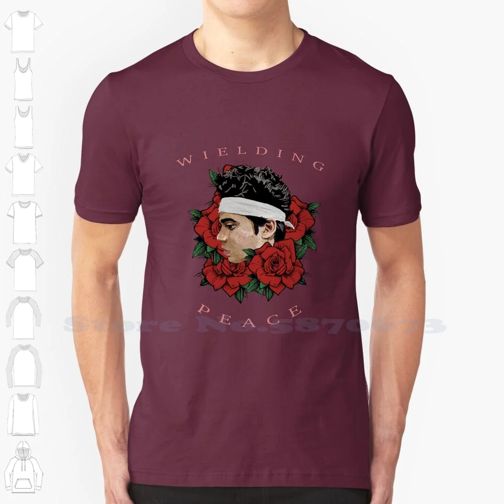 Wielding Peace 100% Pure Cotton T-Shirt Cameron Boyce Wielding Peace