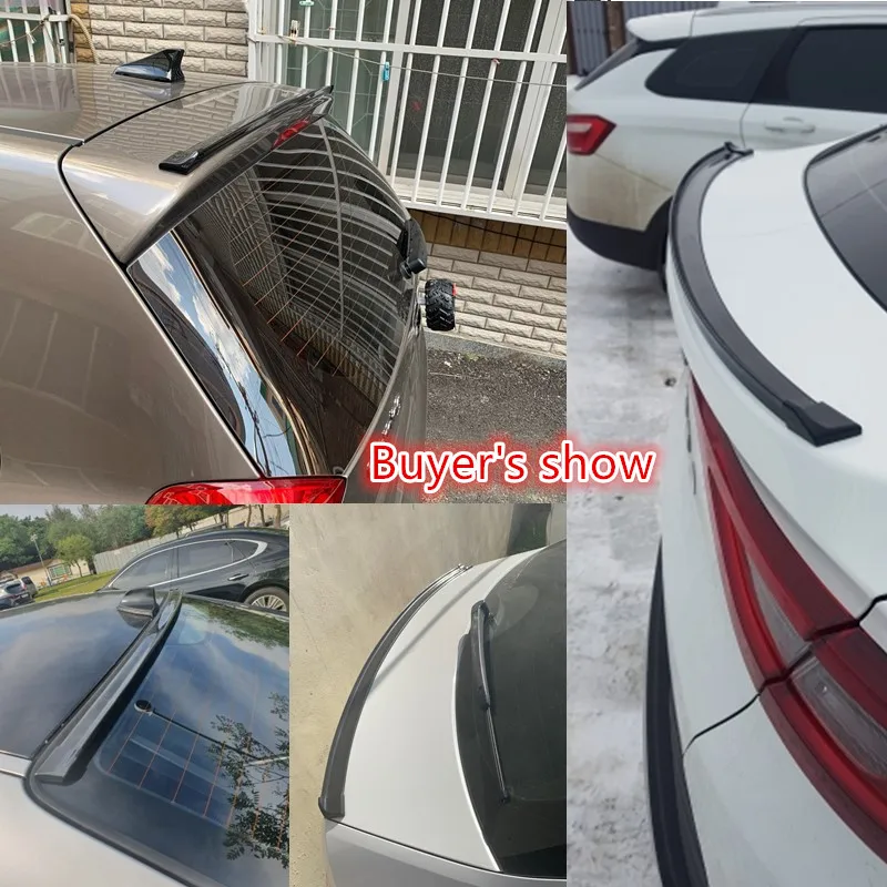 1.5M Car-Styling 5D Carbon Fiber Spoilers Styling DIY Refit Spoiler Universal For BMW Toyota Honda KIA Hyundai Opel Mazda