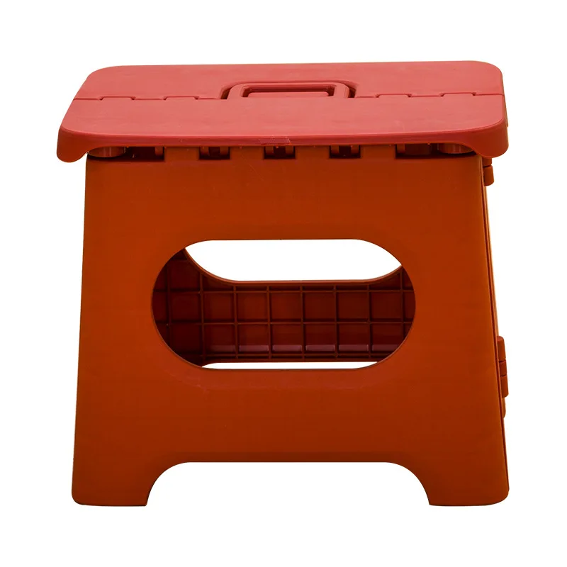 Folding stool plastic household simple folding chair adult train horse stool outdoor portable small bench