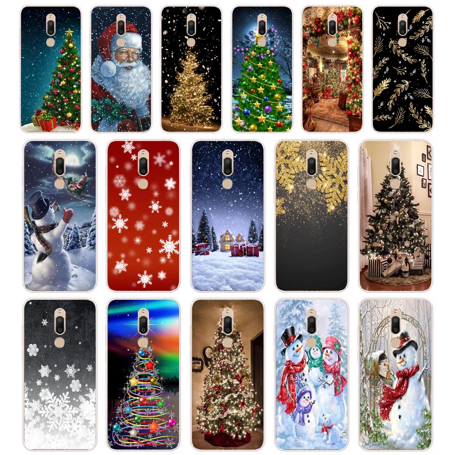 325FG Christmas holiday Tree New Year gift Soft Silicone Tpu Cover phone Case for Meizu M5 M5C M5S Note M6 M6S M6T case