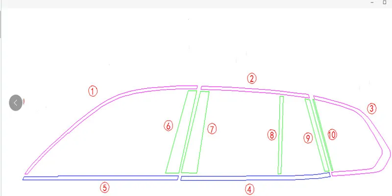 Stainless Steel Full Window Sill Door Frame Center Pillars Molding Trims Cover For BMW X5 2019-2020