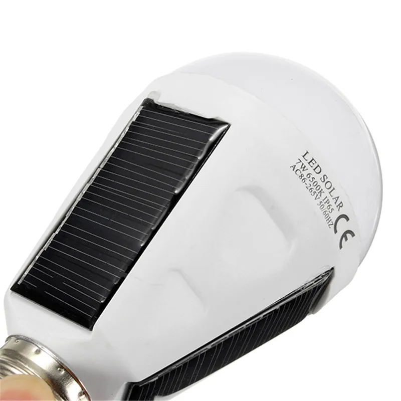 7W oświetlenie solarne Led dużej mocy żarówki E27 przenośny Led lampa słoneczna panel solarny dla sportu na świeżym powietrzu trekkingowy namiot kempingowy Drop Shipping