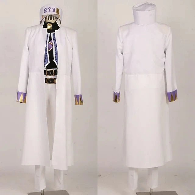 IN STOCK DIAMOND IS UNBREAKABLE Part 4 Jotaro Kujo Uniform Outfit Anime Cosplay Costume