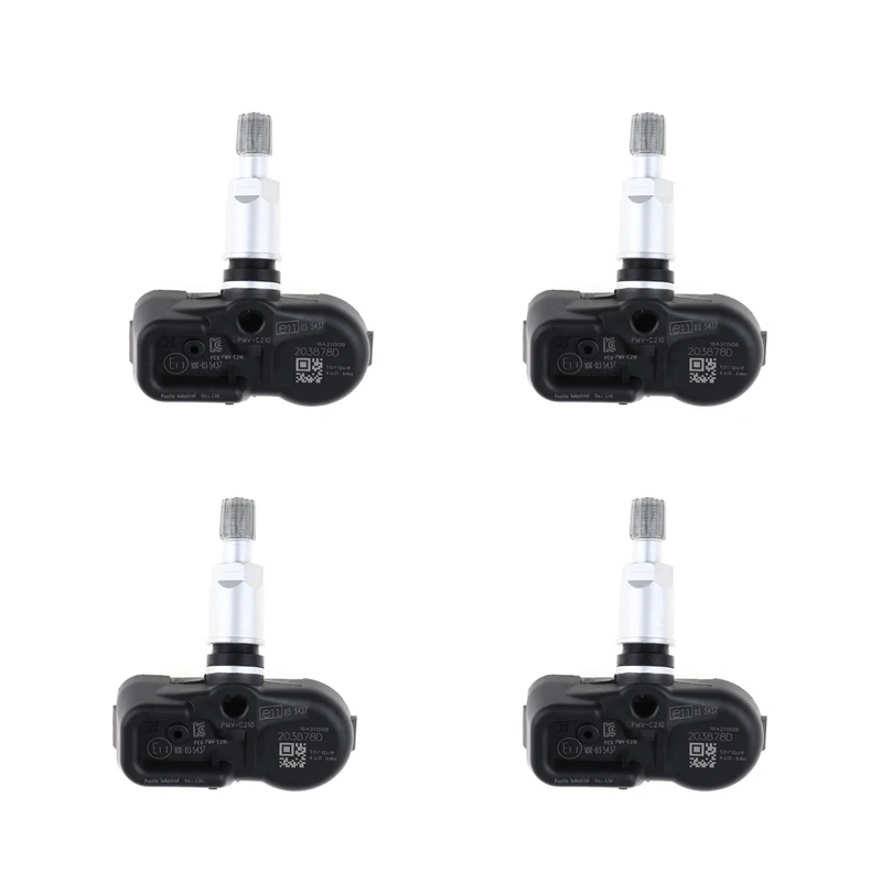 

4PCS For TOYOTA Avensis Auris RAV4 Yaris Verso 42607-02031 4260702031 42607-02030 PMV-C210 TPMS Tire Pressure Monitoring System