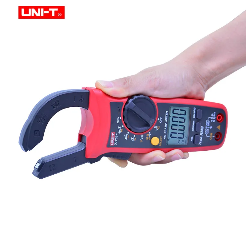 UNI T UNI-T Digital Clamp Meter UT201 + UT202 + UT202A + AC DC Strom Amperímetro Tester Clamp Multimeter Widerstand frequenz