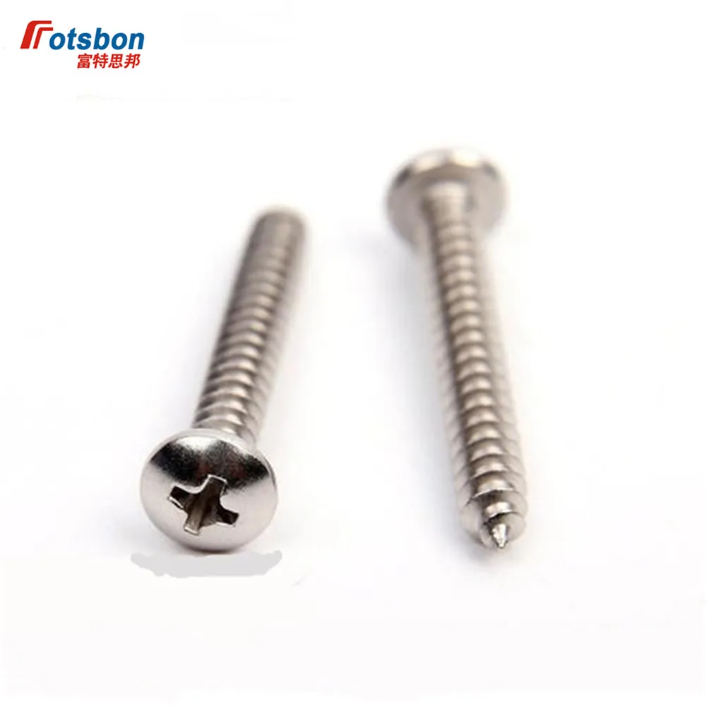 

M1.4/M2.6 Cross Recessed Round Head Self-tapping Screw Vida Vis Spike Screws Tornillo Viti Parafuso Phillips Plaine DIN7981