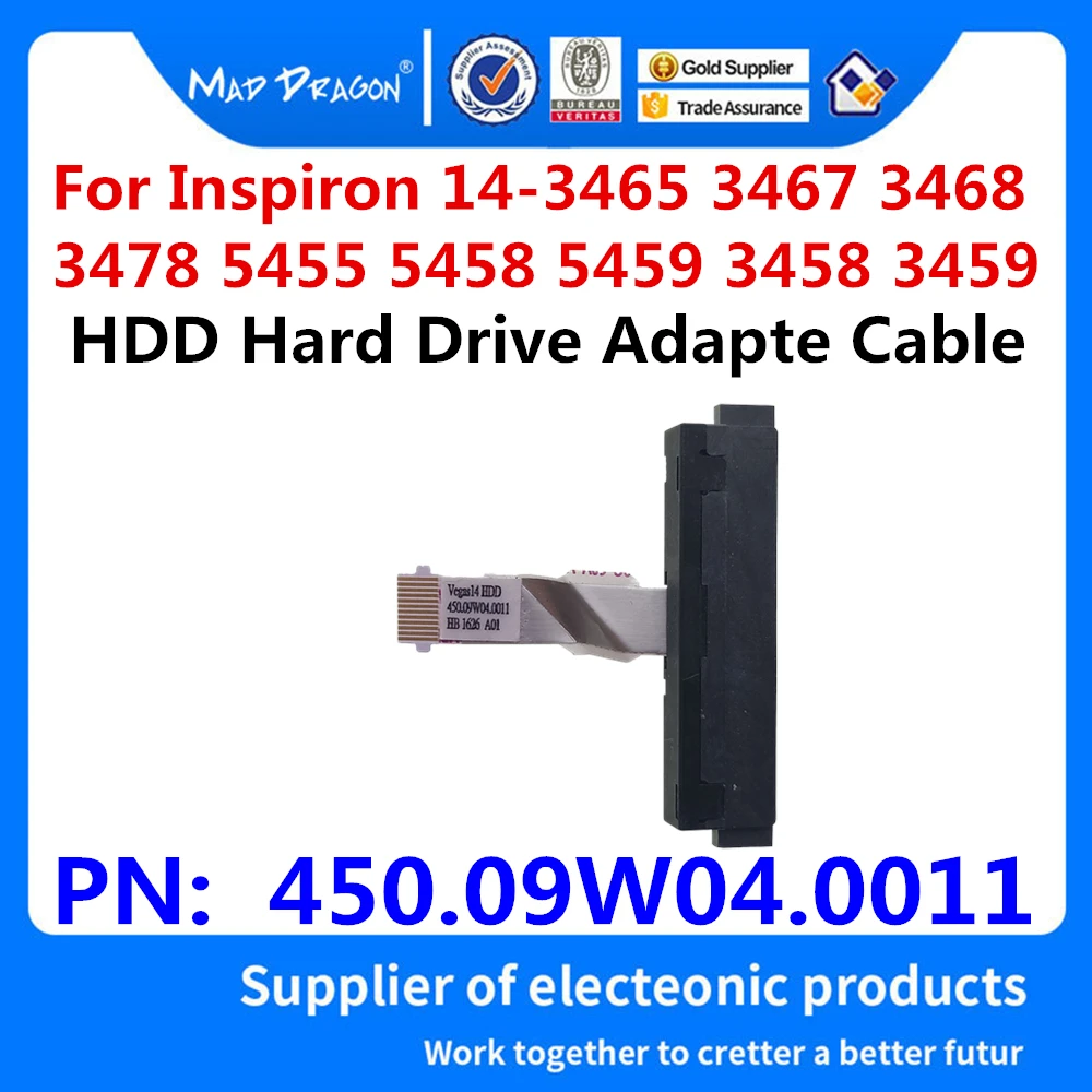 

450.09W04.0001 For Dell Inspiron 3465 3467 3468 3478 5455 5458 5459 3458 3459 Laptop SATA Hard Drive HDD Connector Flex Cable