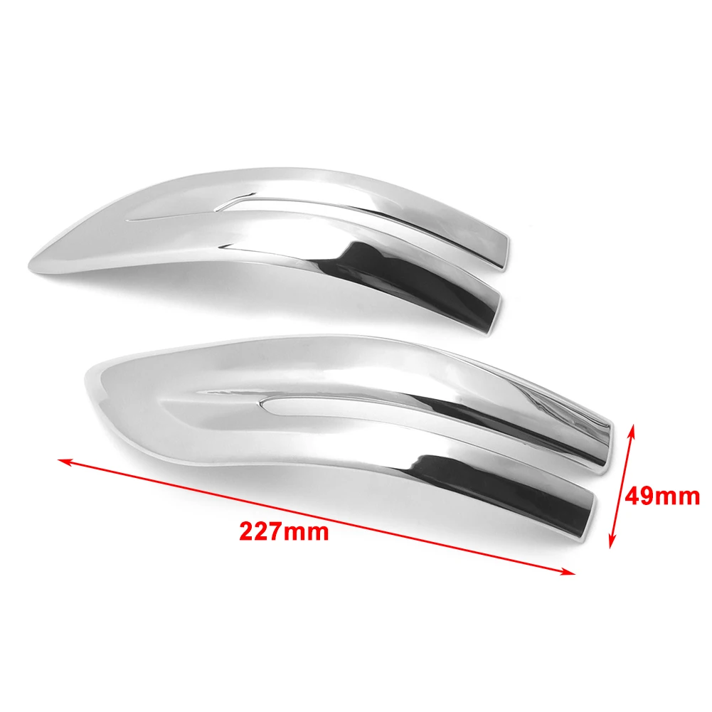 2Pcs Chrome ABS Car Side Rearview Mirror Stripe Cover Trim For Honda CR-V 2017 2018 2019 CRV 17 18 19