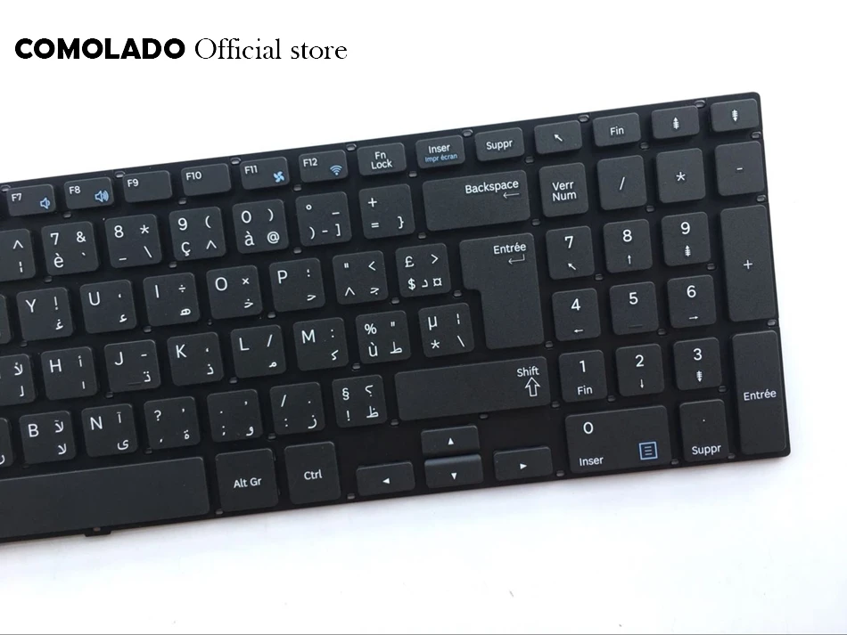 Arabic-French Laptop Keyboard For Samsung 370R5E NP370R5E 370R5V NP370R5V 510R5E NP510R5E 450R5E 450R5V NP450R5E NP450R5V