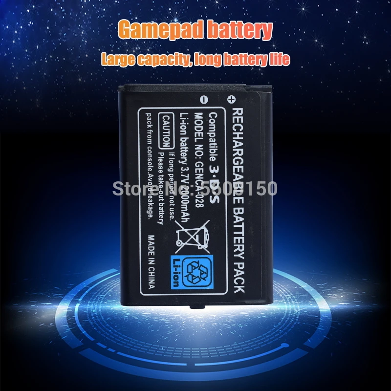 Per Nintendo 3DS Batterie 2000mAh Ricaricabile agli ioni di Litio Battery Pack Console di Gioco di Ricambio batteria Bateria con gli strumenti