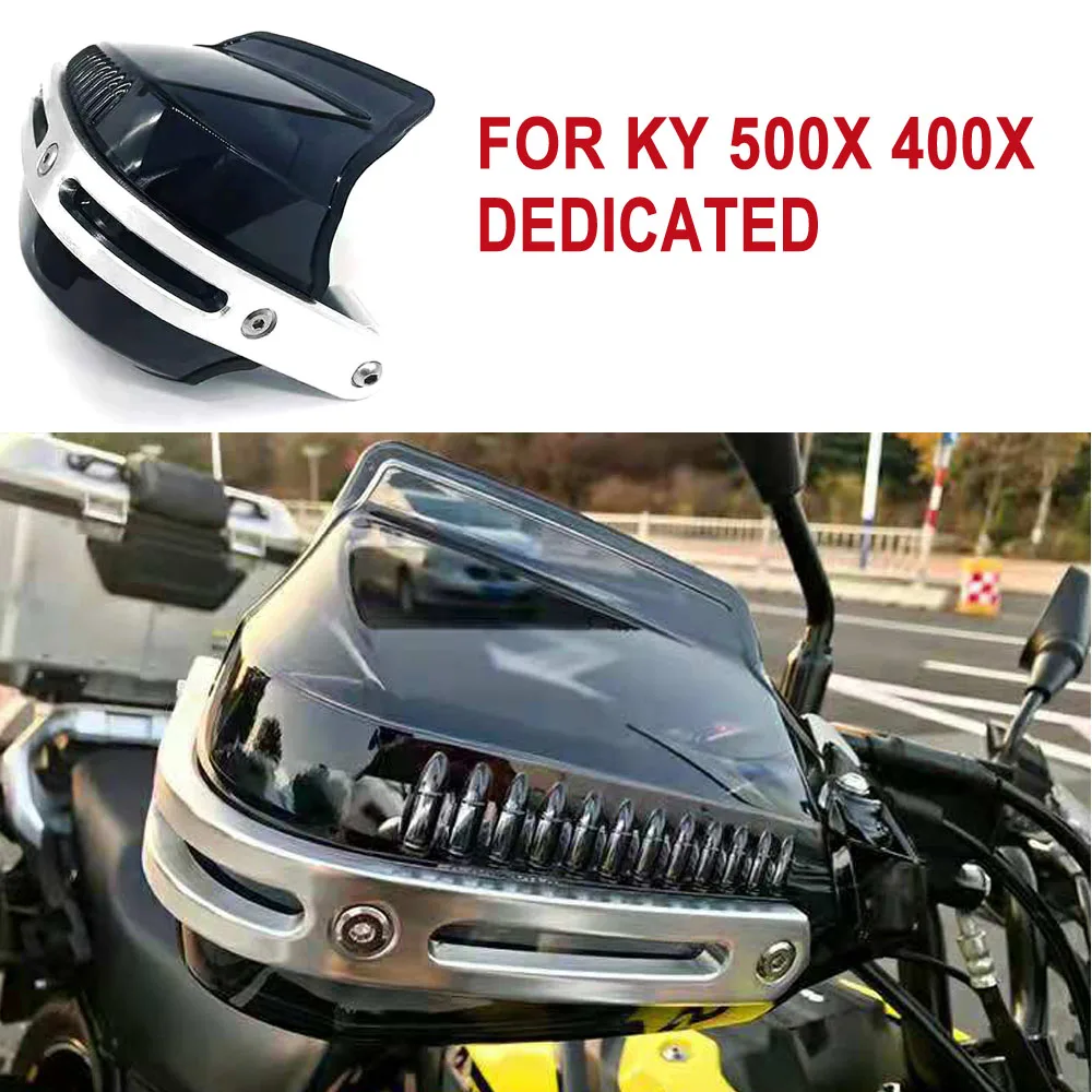 

For KY MOTO KY500X KY400X Hand Guard Motorcycle Handguards Handlebar Guards LED KY 500 X KY 400 X